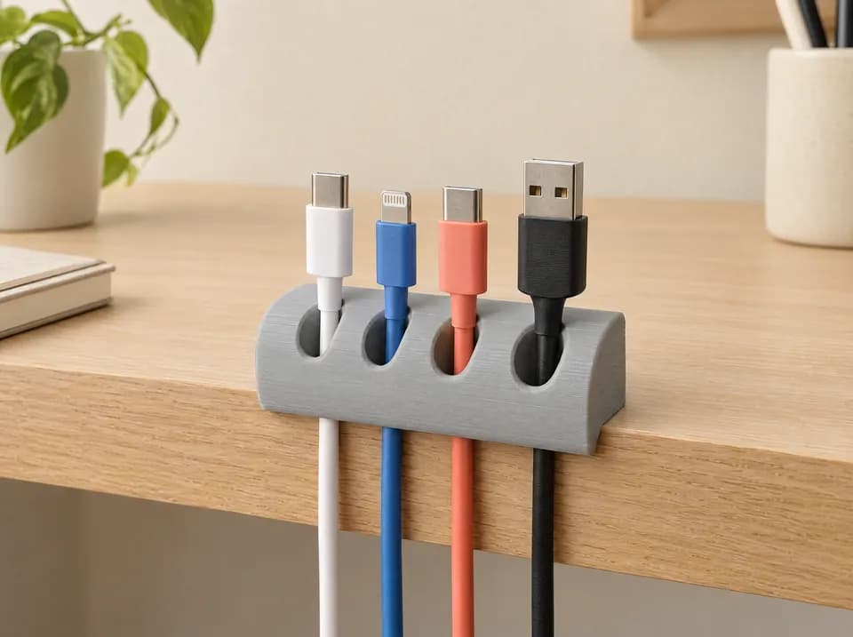 Cable organizer, 3D printed