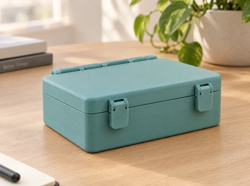 Hinge box, 3D printed